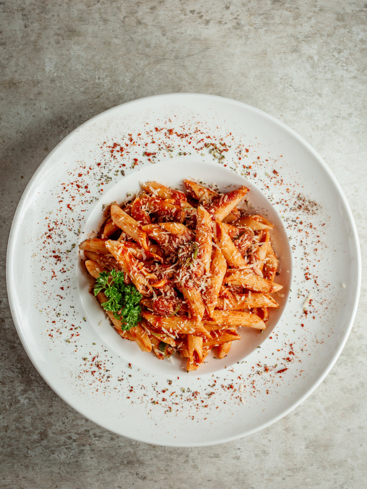 Paste bolognese proteice cu proteină din mazăre – rețetă pentru pasionații de fitness