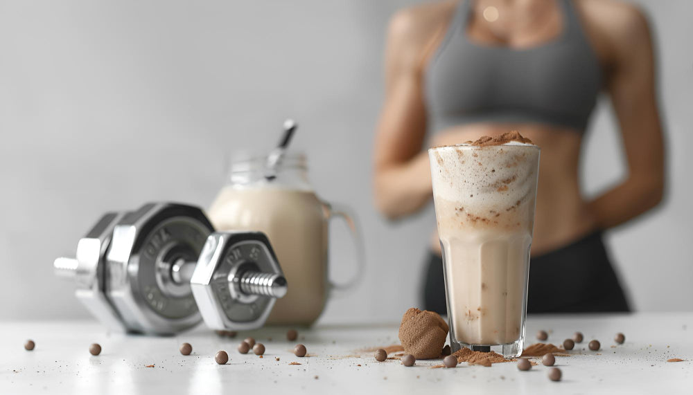 🥤 Smoothie cu Unt de Arahide și Pudră Proteică