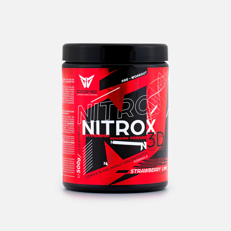 Pre-Workout, Prime Supplements, Nitrox 3D, 500g