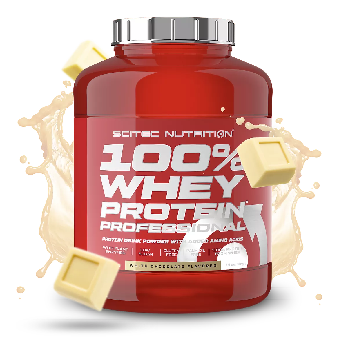 Proteina din zer, Scitec Nutrition, 100% Whey Protein Professional, 2350g