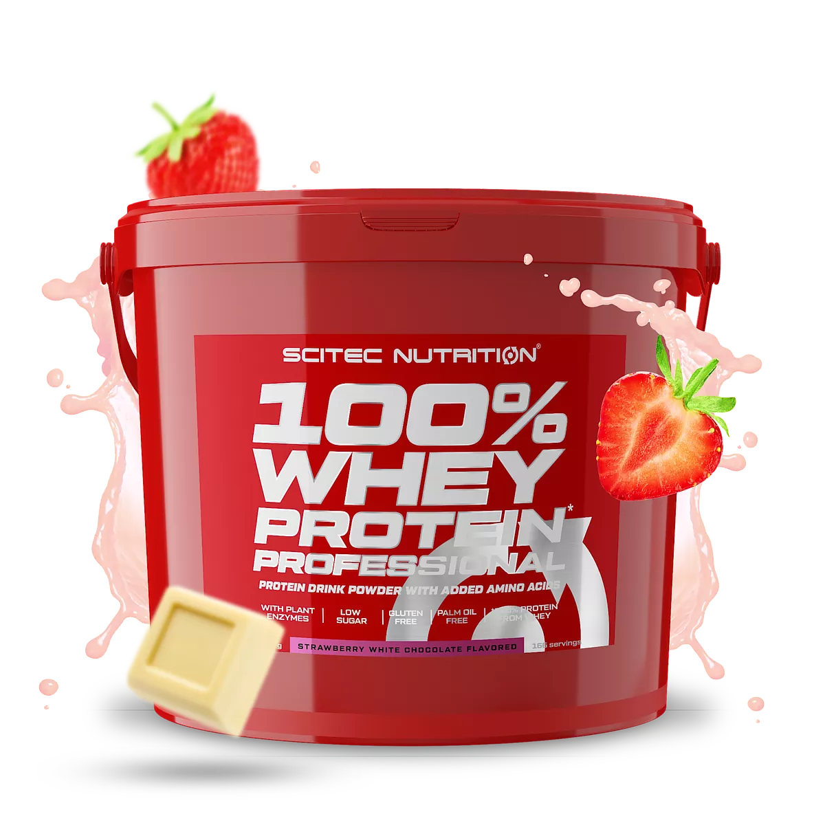 Proteina din Zer, Scitec Nutrition, 100% Whey Protein Professional, 5000g