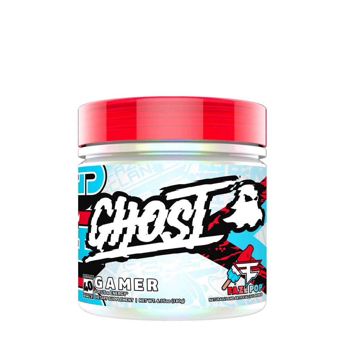 Supliment pentru Energie si Concentrare, Ghost, Gamer, 20/40 Servings