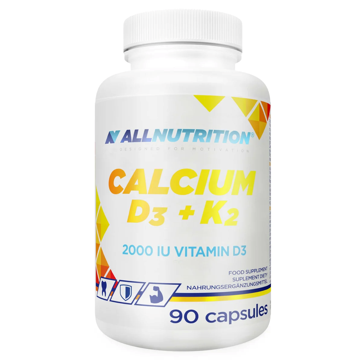 Calciu si D3 + K2, Allnutrition, Calcium D3 + K2, 90 Capsule