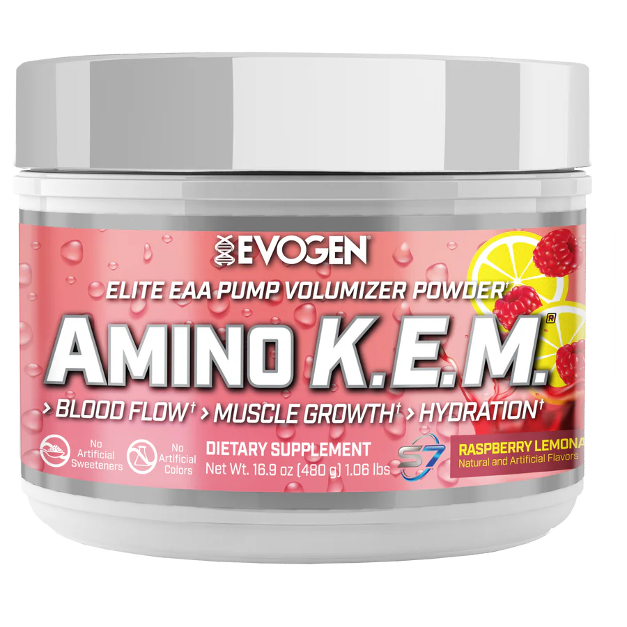 Aminoacizi Pudra, Evogen, Amino K.E.M. EAA Indulcit Natural, 480g