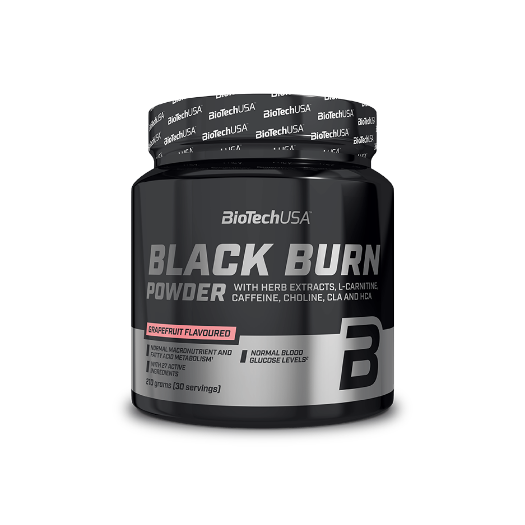 Arzator de grasimi, BioTechUSA, Black Burn Powder, 210g, Grapefruit