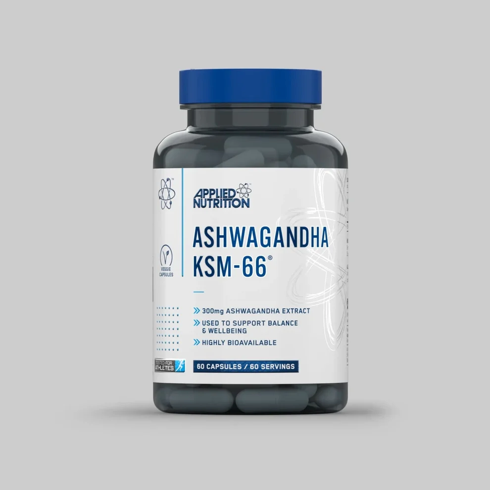 Performanta Sportiva, Applied Nutrition, Ashwagandha KSM-66, 60caps