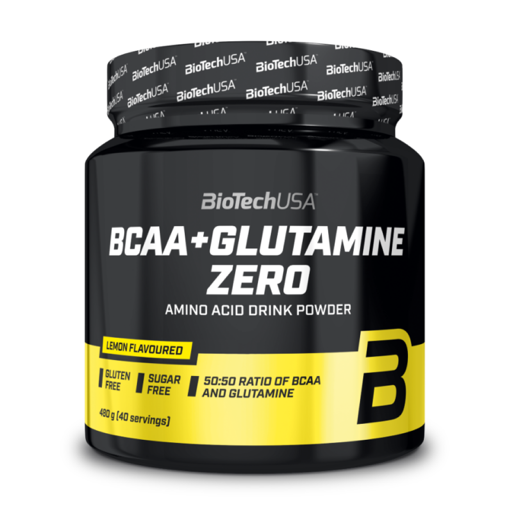 Aminoacizi BCAA+Glutamina, BioTechUSA, BCAA+Glutamine Zero, 480g