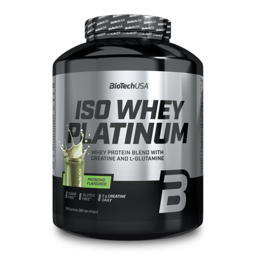 Proteina din Zer Izolat, BioTechUSA, Iso Whey Platinum, 1800g