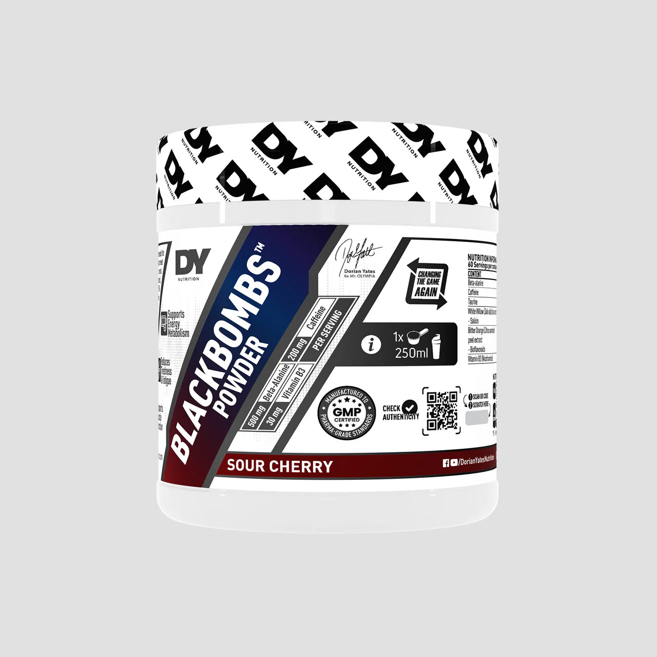 Pre-Workout, DY Nutrition, BlackBombs™, 315g