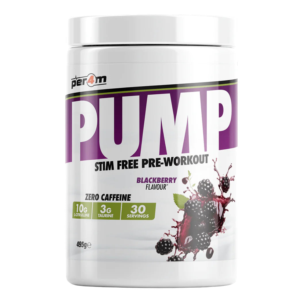 Pre-Workout Fara Stimulent, PER4M, Pump Non-Stim Pre-Workout, 495g