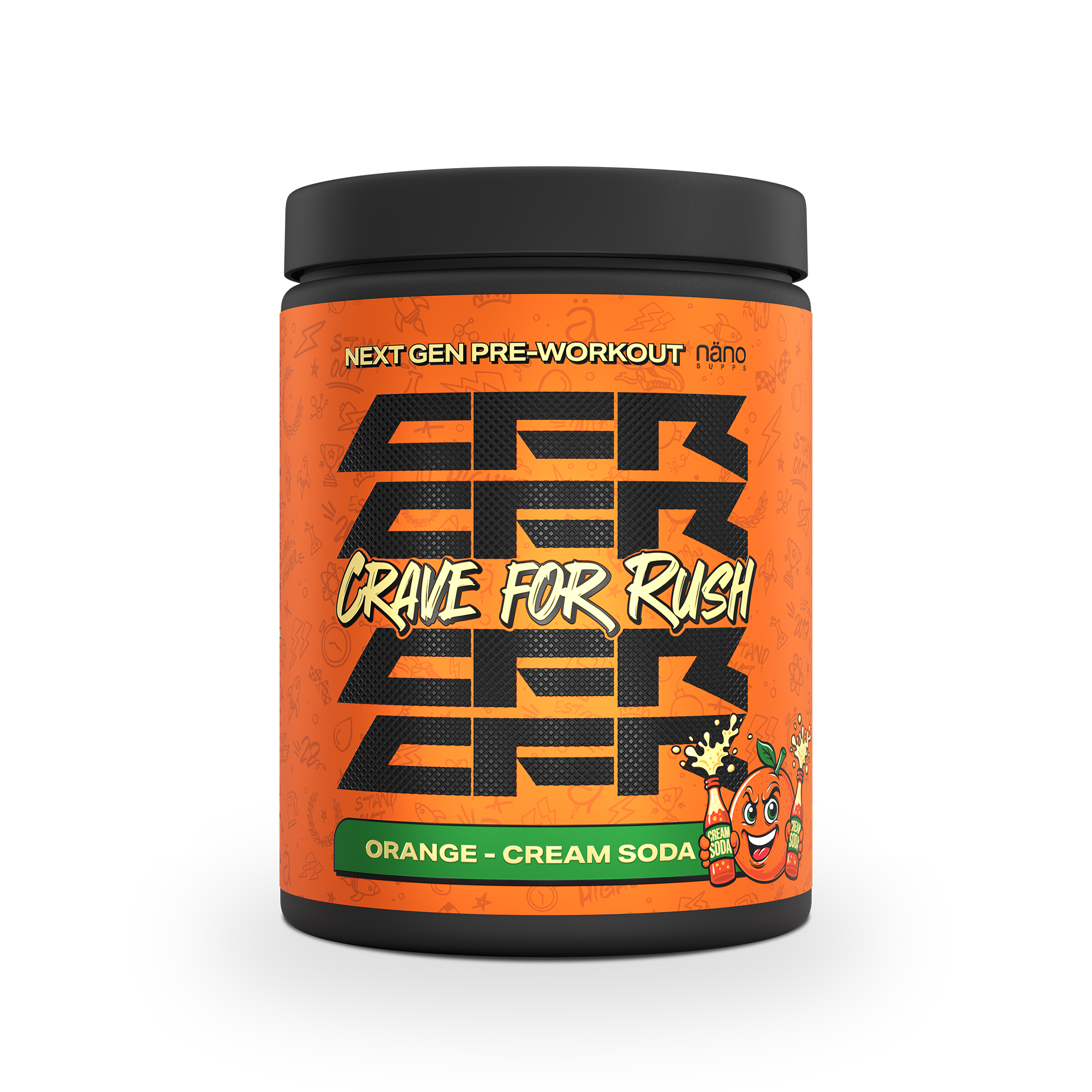 Pre-Workout, Nanosupps, CFR PWO, 400g