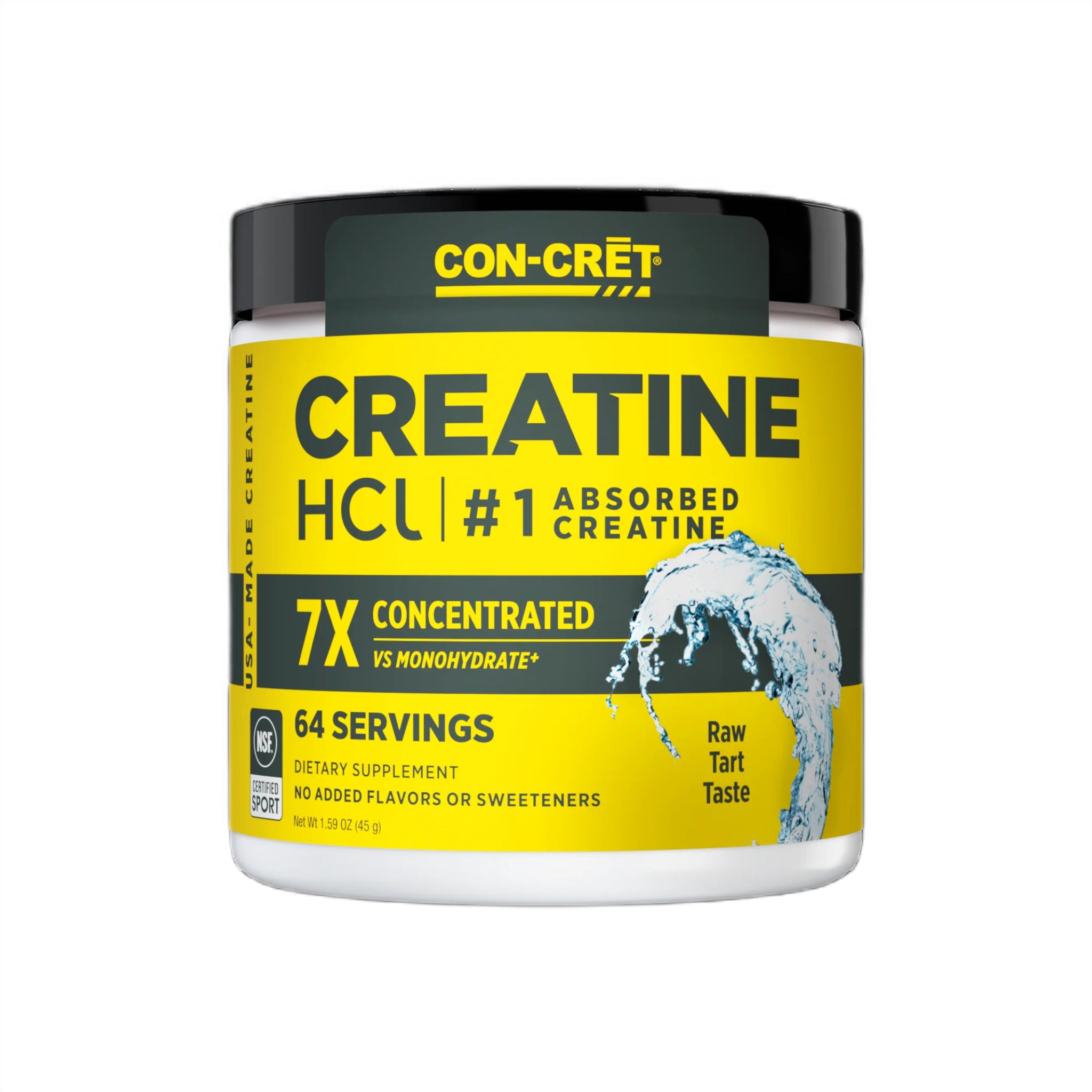 Creatina Hidroclorida, CON-CRĒT® Creatine HCl, 64 Servings