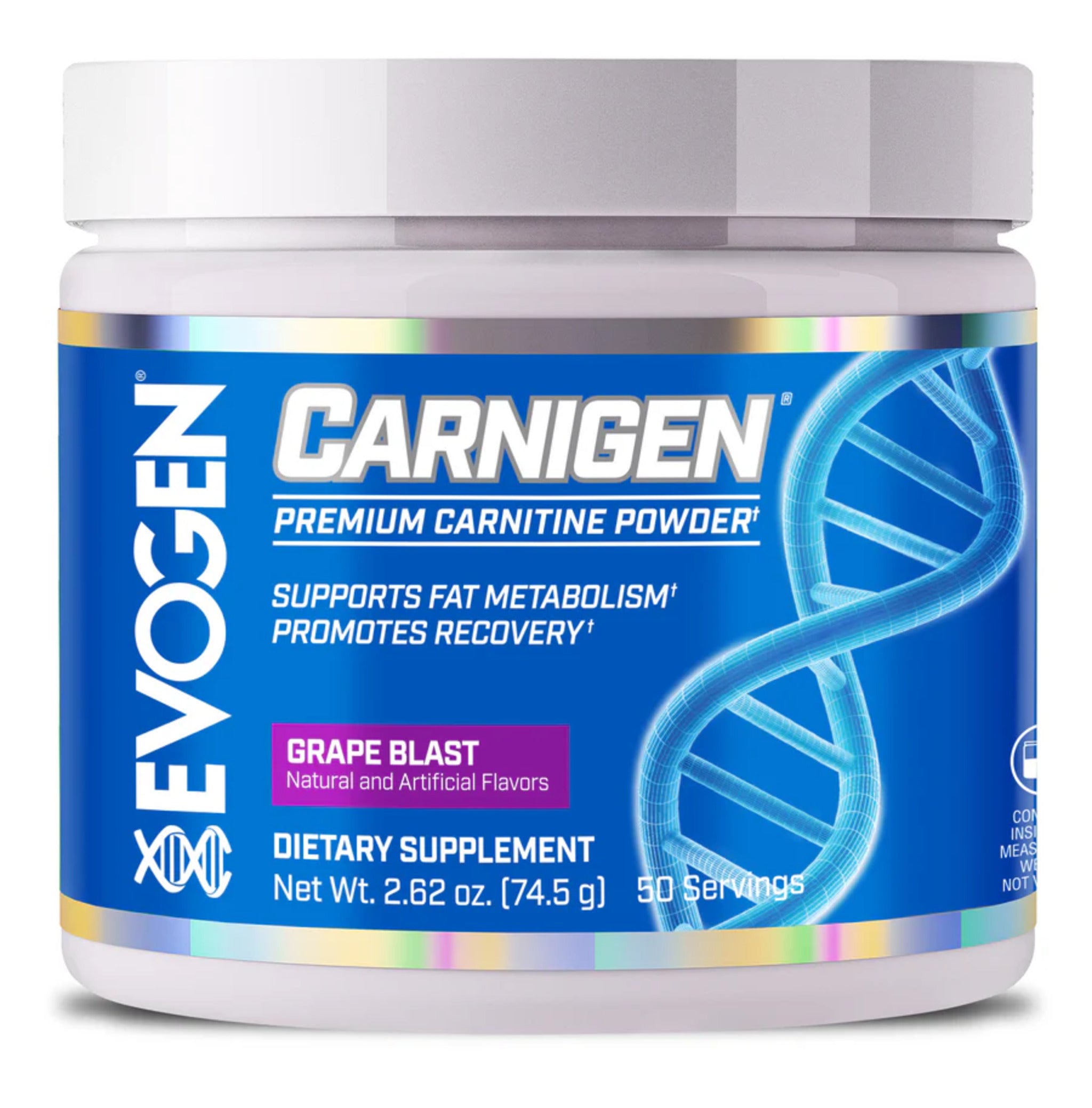 L-Carnitina Pudra, Evogen, Carnigen, 70g - Magazin suplimente nutritive - gym-stack.ro