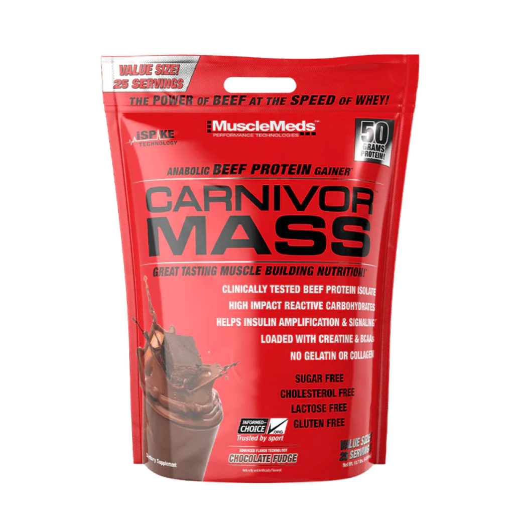 Proteina Masa Musculara din Carne de Vita, MuscleMeds, Carnivor Mass, 4725g