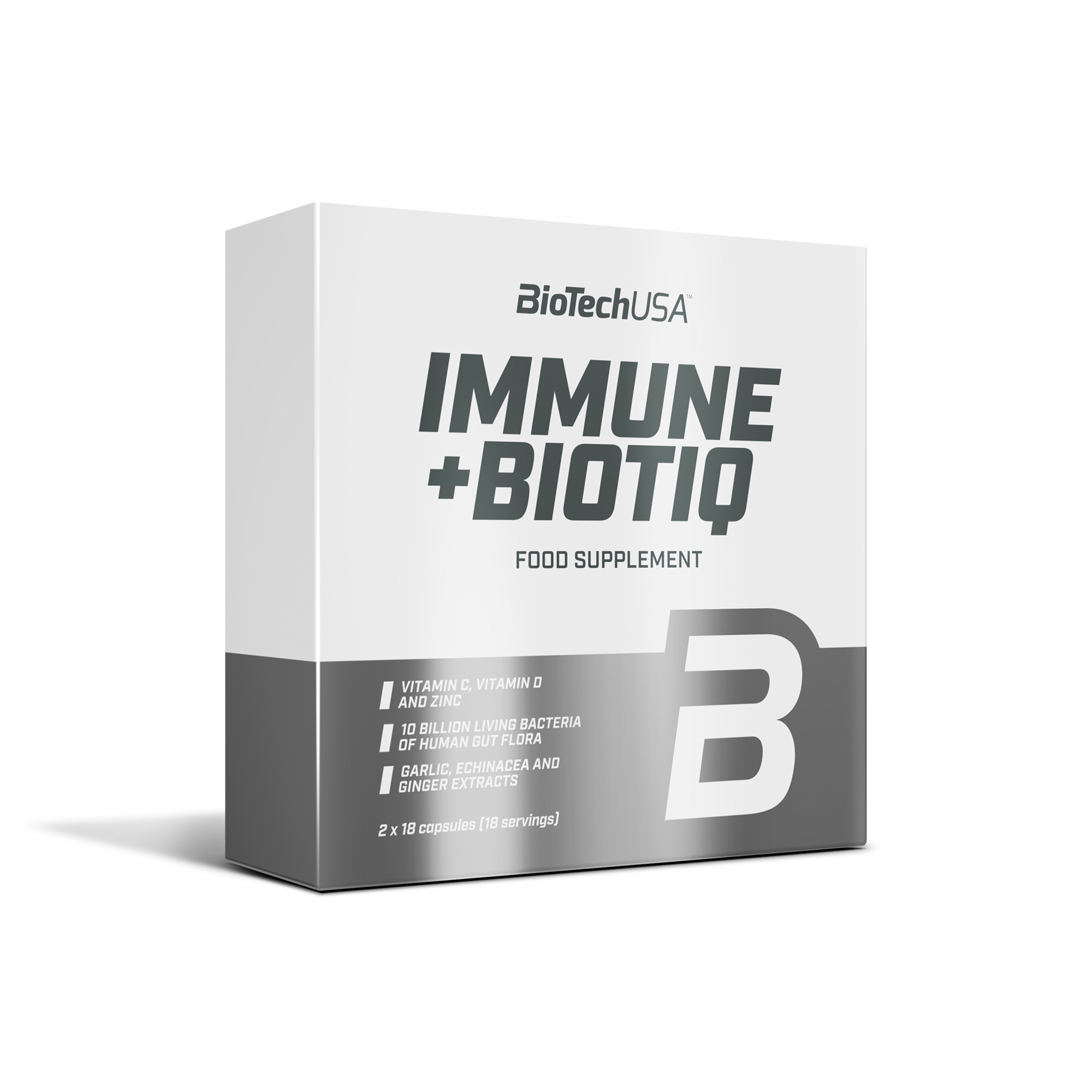 Complex Vitamine + Prebiotice, BioTechUSA, Immune + Biotiq, 36 Capsule