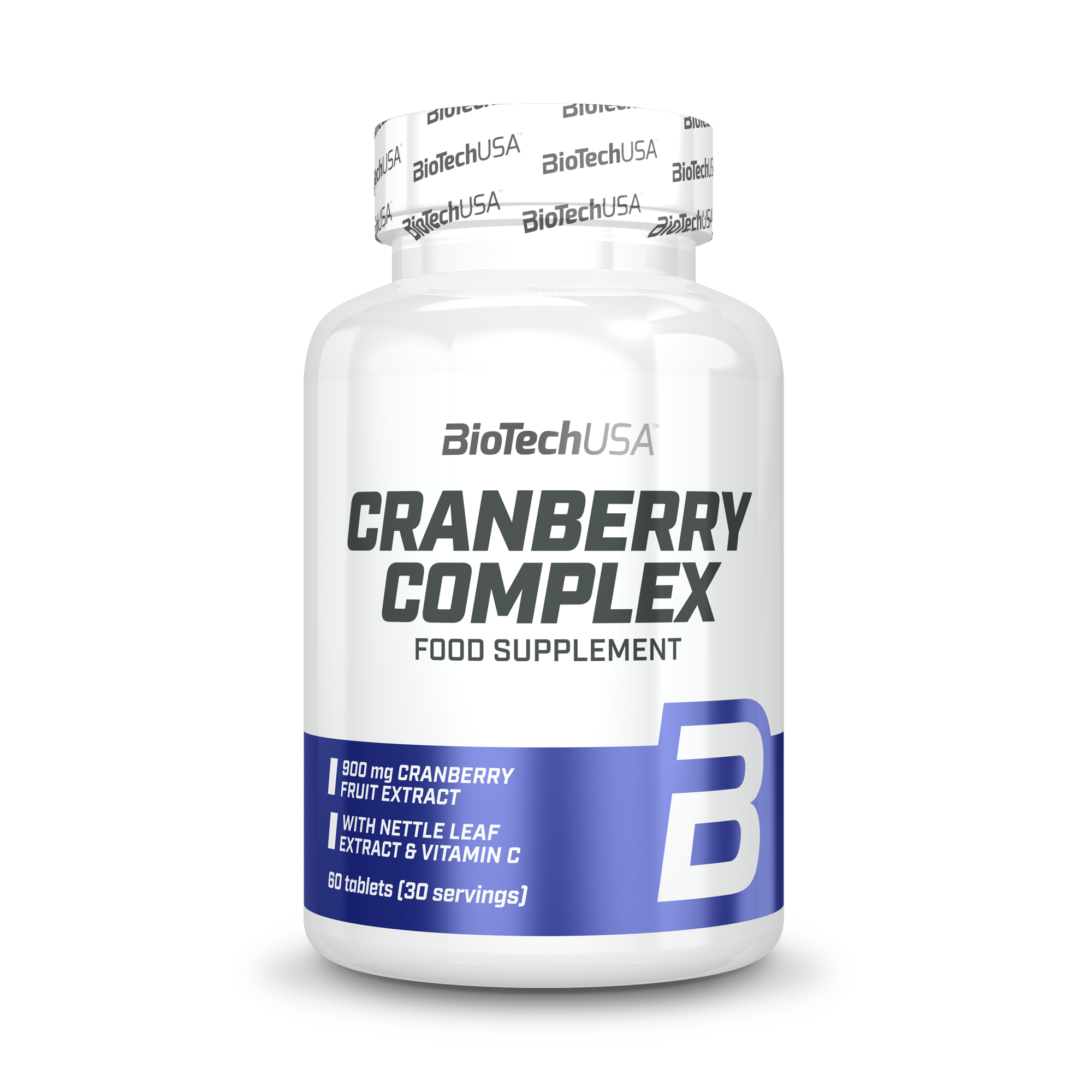 Extract de Merișor și Vitamina C, BioTechUSA, Cranberry Complex, 60 Tablete