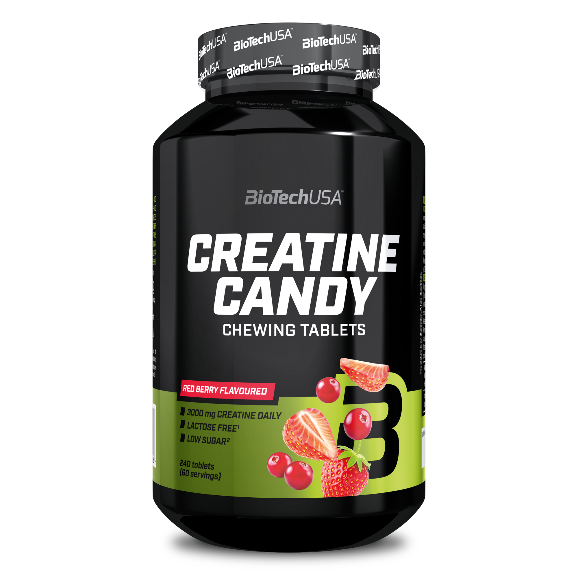 Creatina Masticabila, BioTechUSA, Creatine Candy, 240 Tablete Masticabile