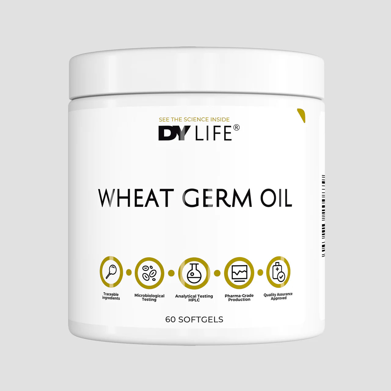 Ulei din Germeni de Grau, DY Nutrition, Wheat Germ Oil DY Life, 60 Softgels