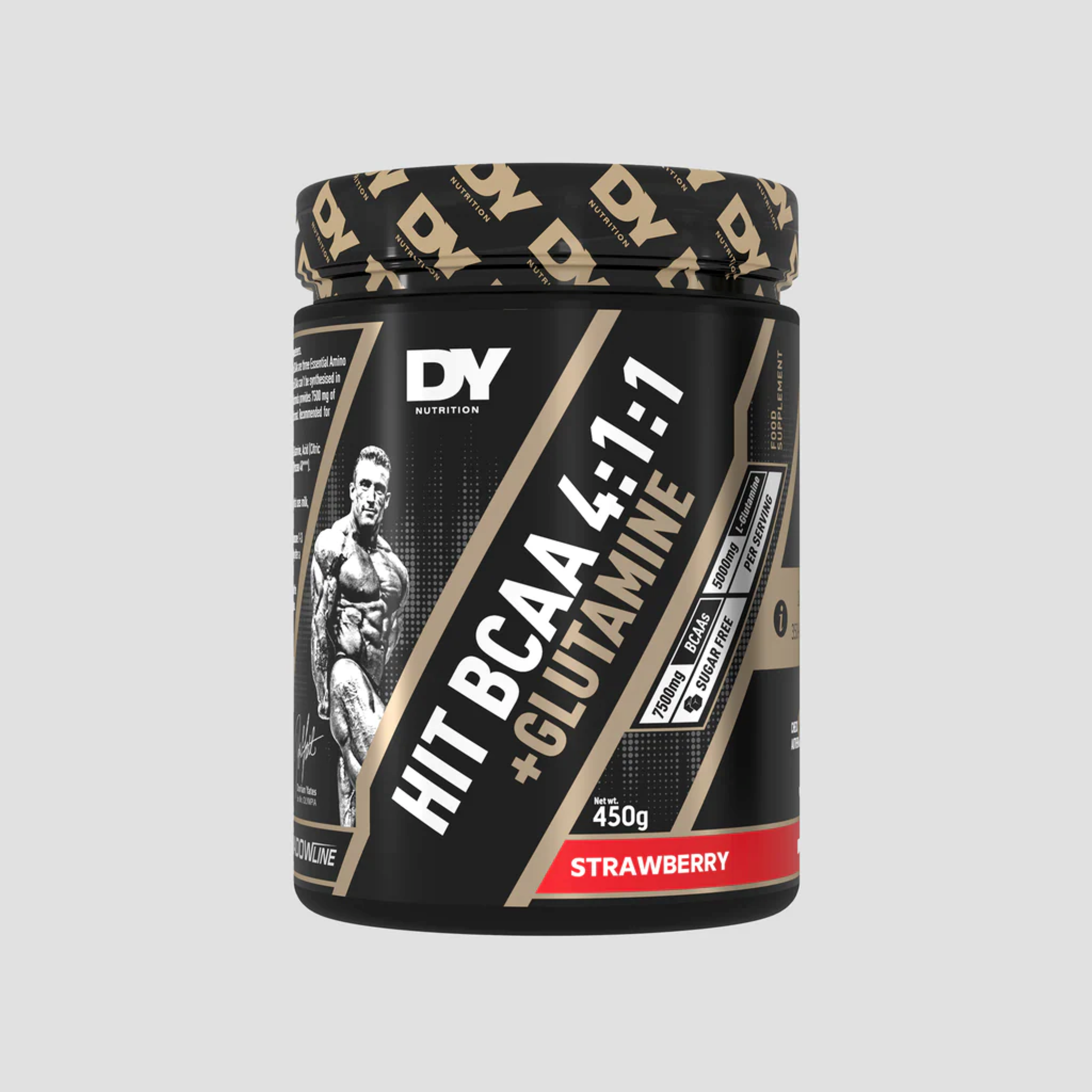 Aminoacizi BCAA+Glutamina, Dorian Yates, HIT BCAA 4:1:1 + Glutamine, 450g, 30 Serviri