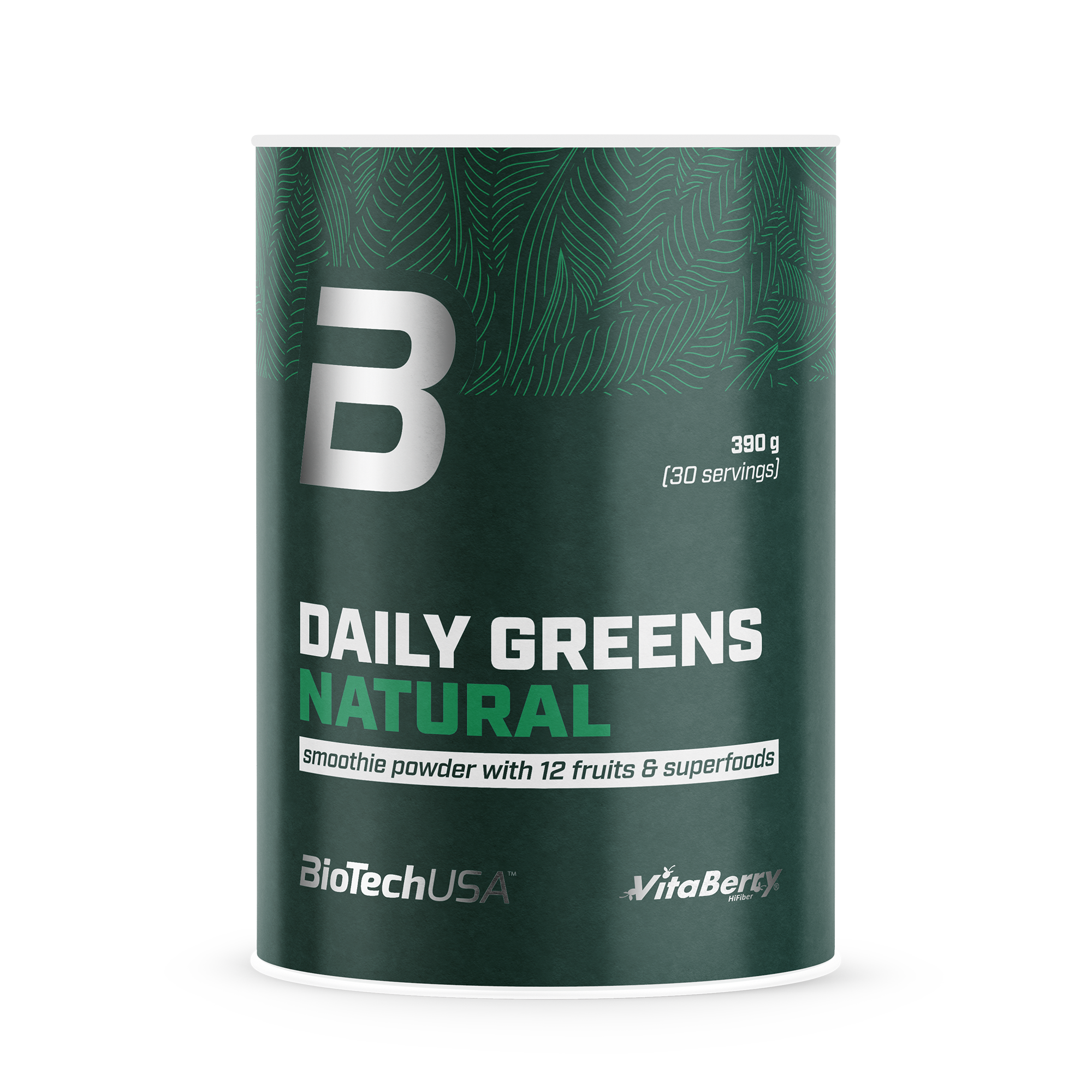 Pudra Smoothie, BioTechUSA, Daily Greens Natural, 390g