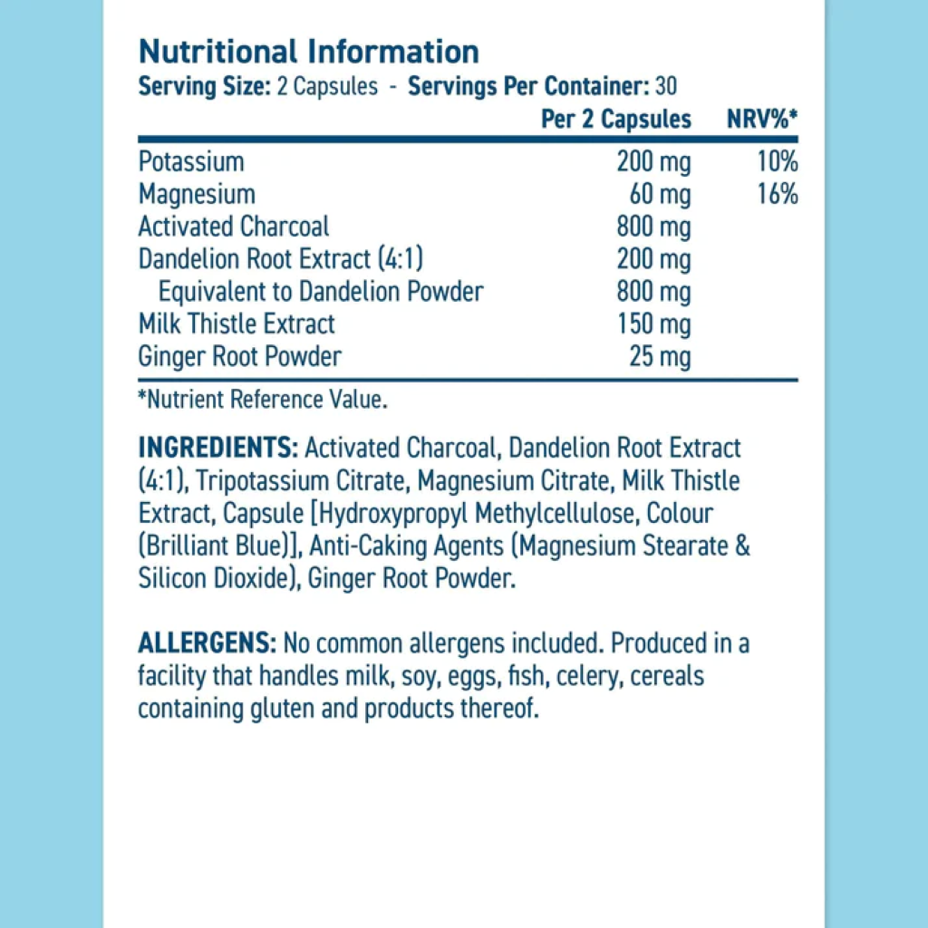 Detoxifiere și Reducerea Balonării, Applied Nutrition, Detox & Debloat, 60 Capsule