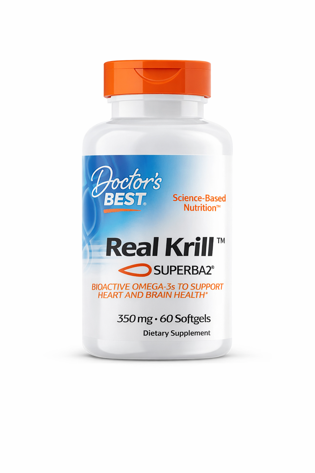 Ulei de Krill, Doctor's Best, Real Krill, 60 Softgels