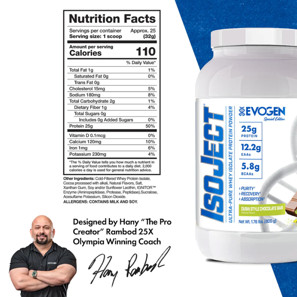 Proteina din Zer Izolata, Evogen, Whey Protein Isolate, IsoJect