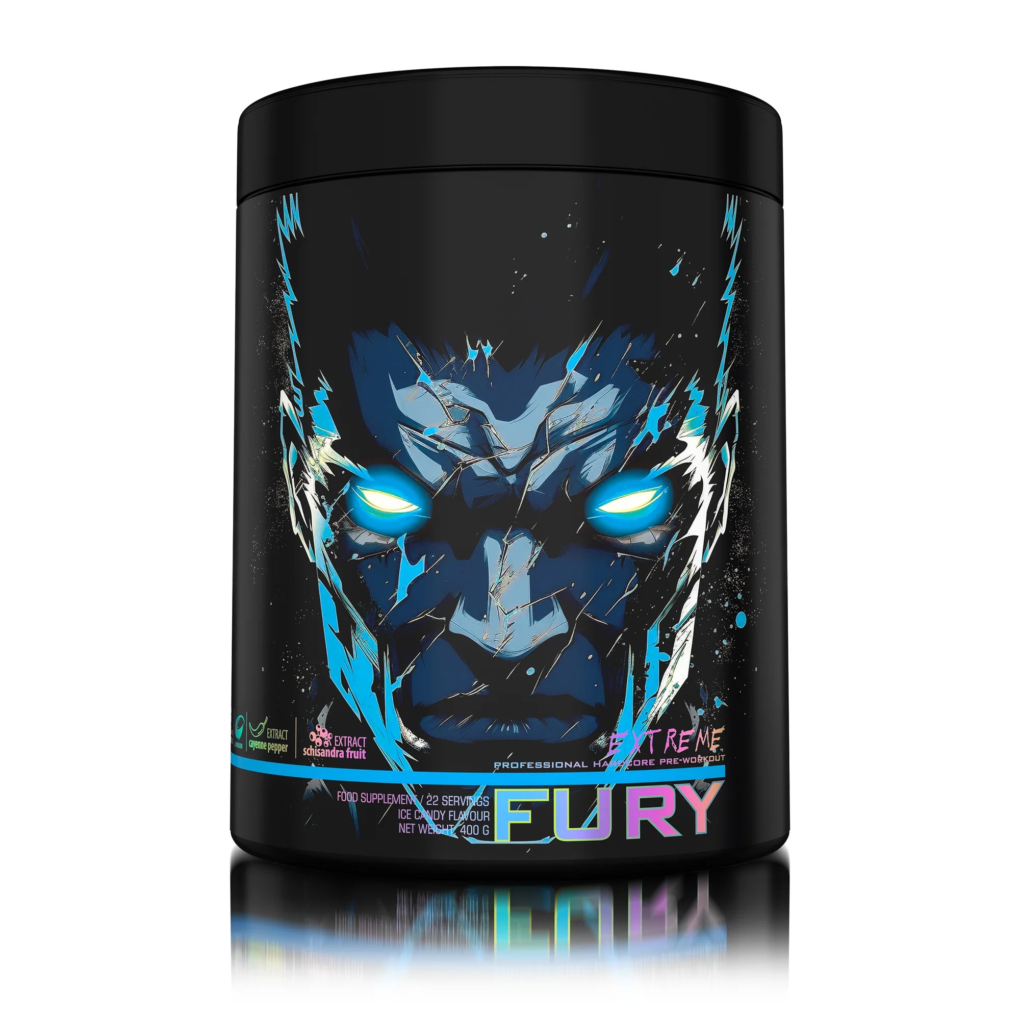 Pre-Workout, Genius Nutrition, Fury Extreme, 400g