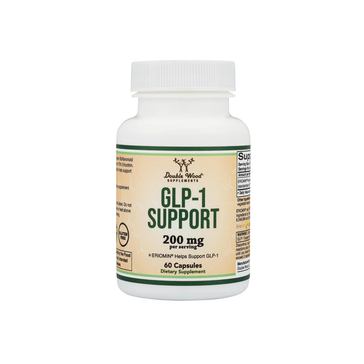 Supliment pentru Susținerea GLP-1, Double Wood Supplements, GLP-1 Support, 60 Capsule