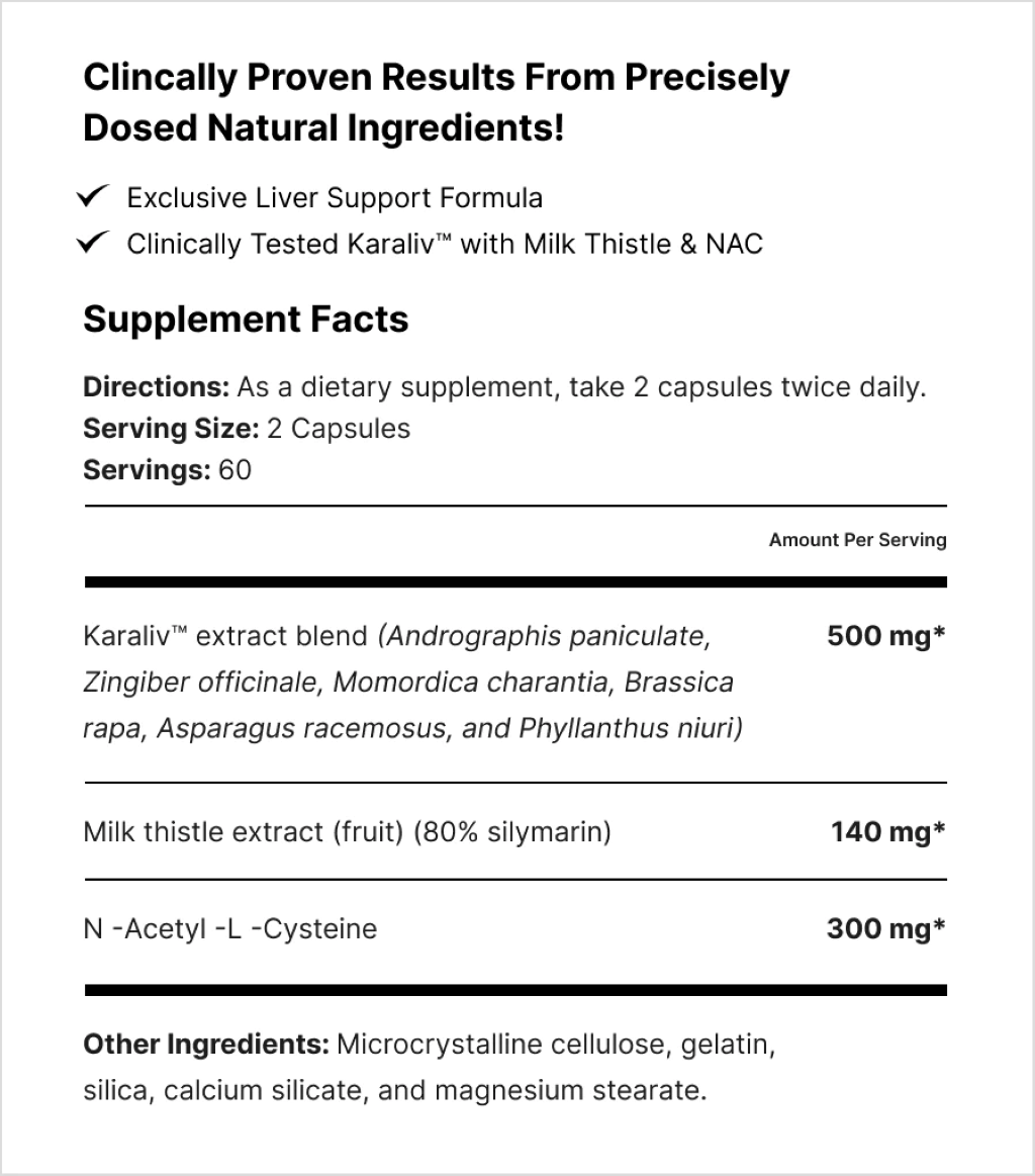 Supliment pentru Sanatatea Ficatului, MuscleMeds, Liver Detox & Defend, 120 Capsule