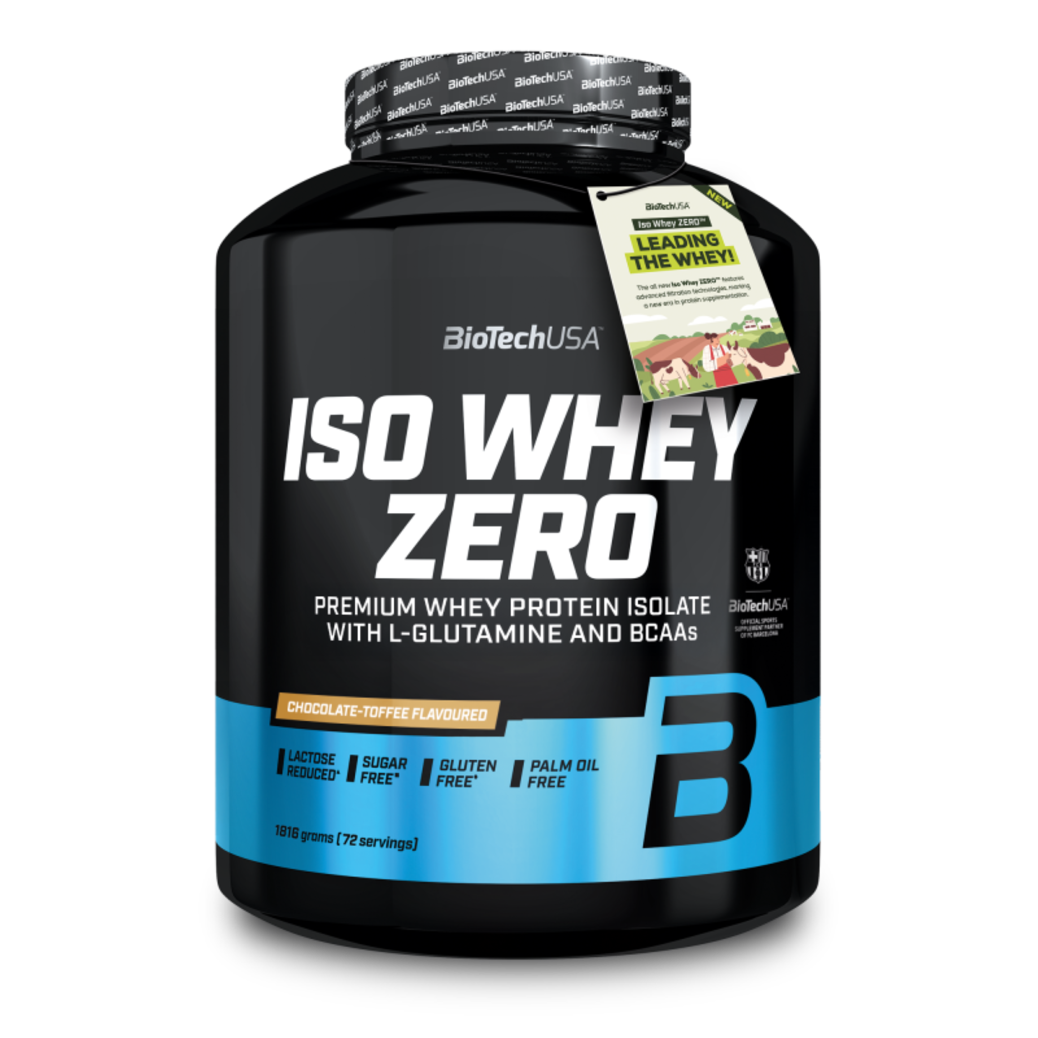 Proteina din Zer Izolata Continut Scazut de Lactoza, BioTechUSA, Iso Whey Zero Lactose Reduced, 1816g