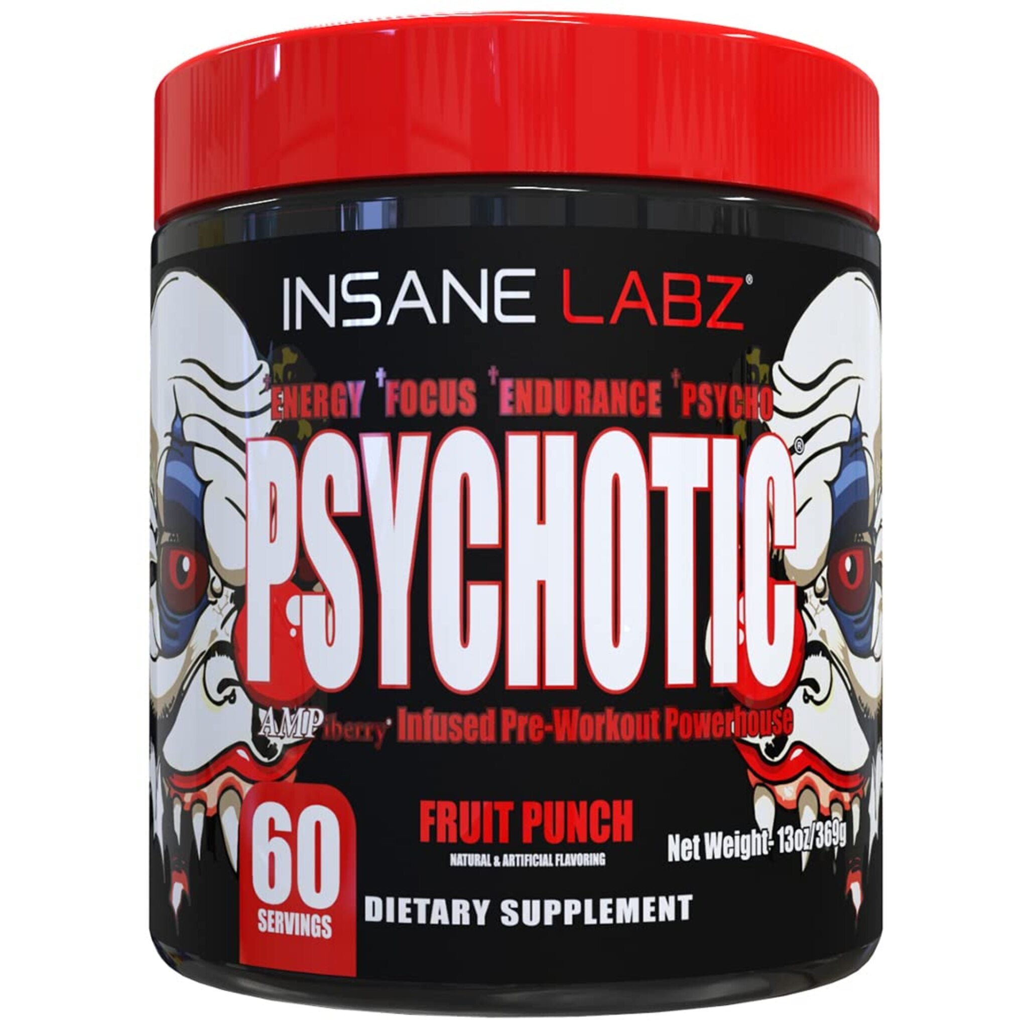 Pre-Workout, Insane Labz, Psychotic ( 60 Servings )