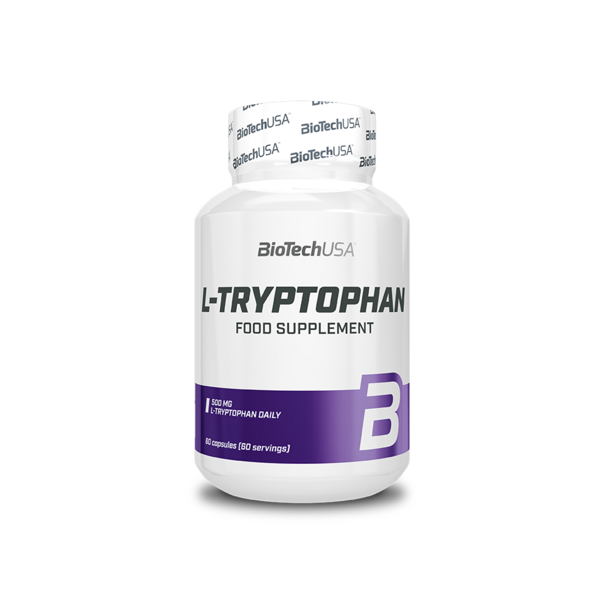 L-Triptophan, BioTechUSA, L-Tryptophan 500mg, 60 Capsule