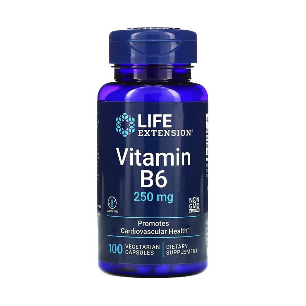 Vitamina B6, Life Extension, Vitamin B6 250mg, 100 Capsule