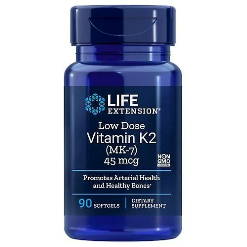 Vitamina K2, Life Extension, Low Dose Vitamin K2 ( MK-7 ), 90 Softgels