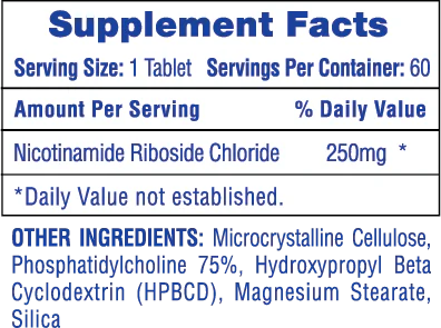 Lipozomal NAD+, Hi-Tech Pharmaceuticals, Liposomal NAD+, 60 Tablete