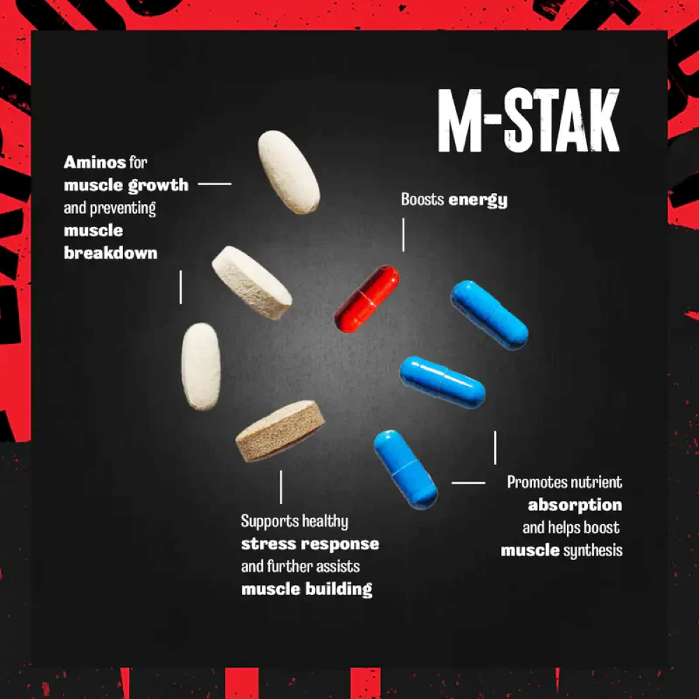 Performanta Sportiva, Universal, Animal M-Stak, 21 Packets