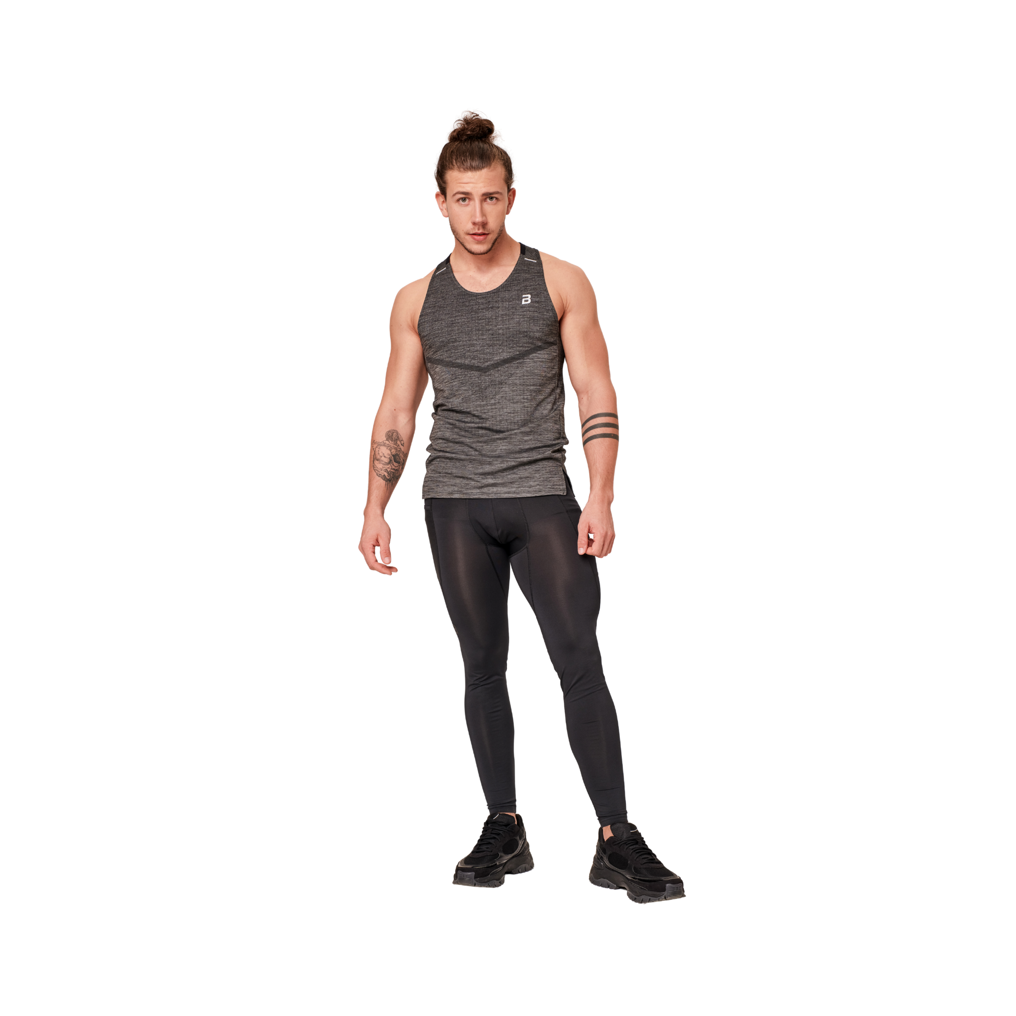 Maiou, BioTechUSA, ASA Men Tank Top, Grey