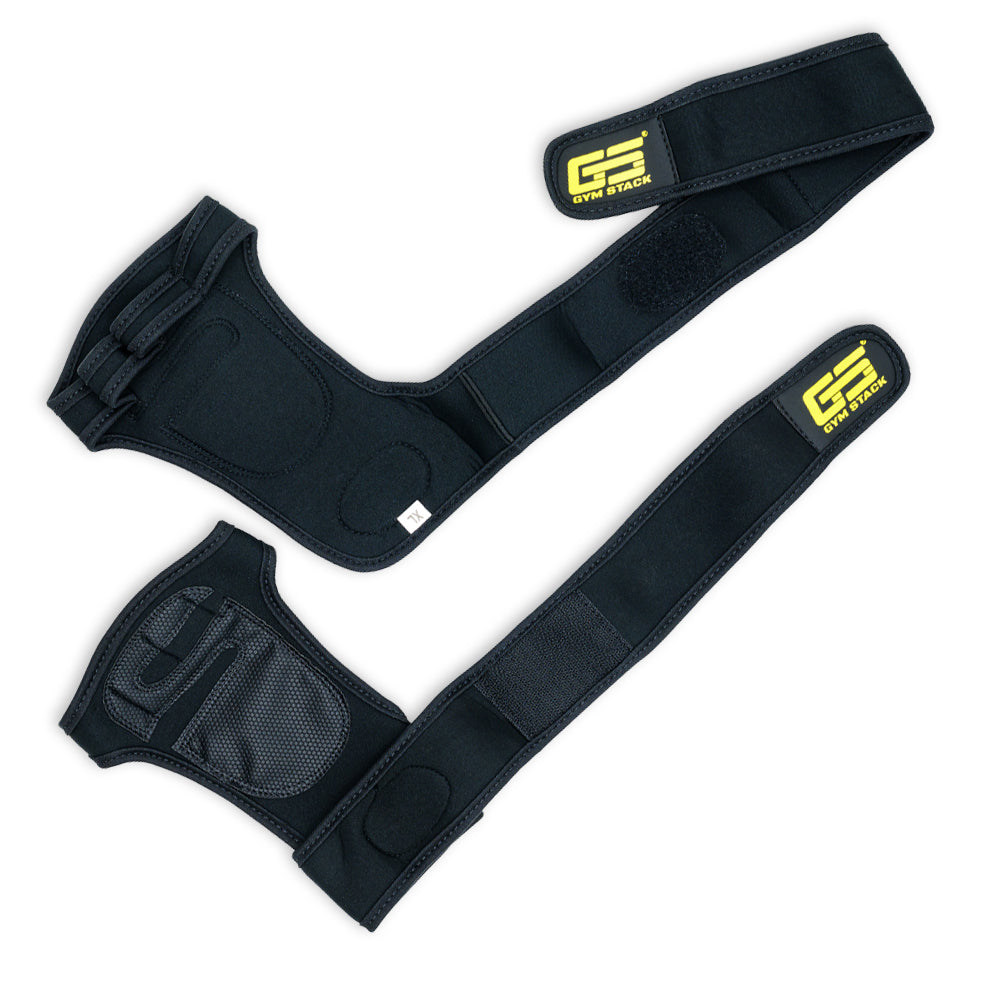 Palmare Neopren, Gym Stack, Grip Pad Neoprene, Black