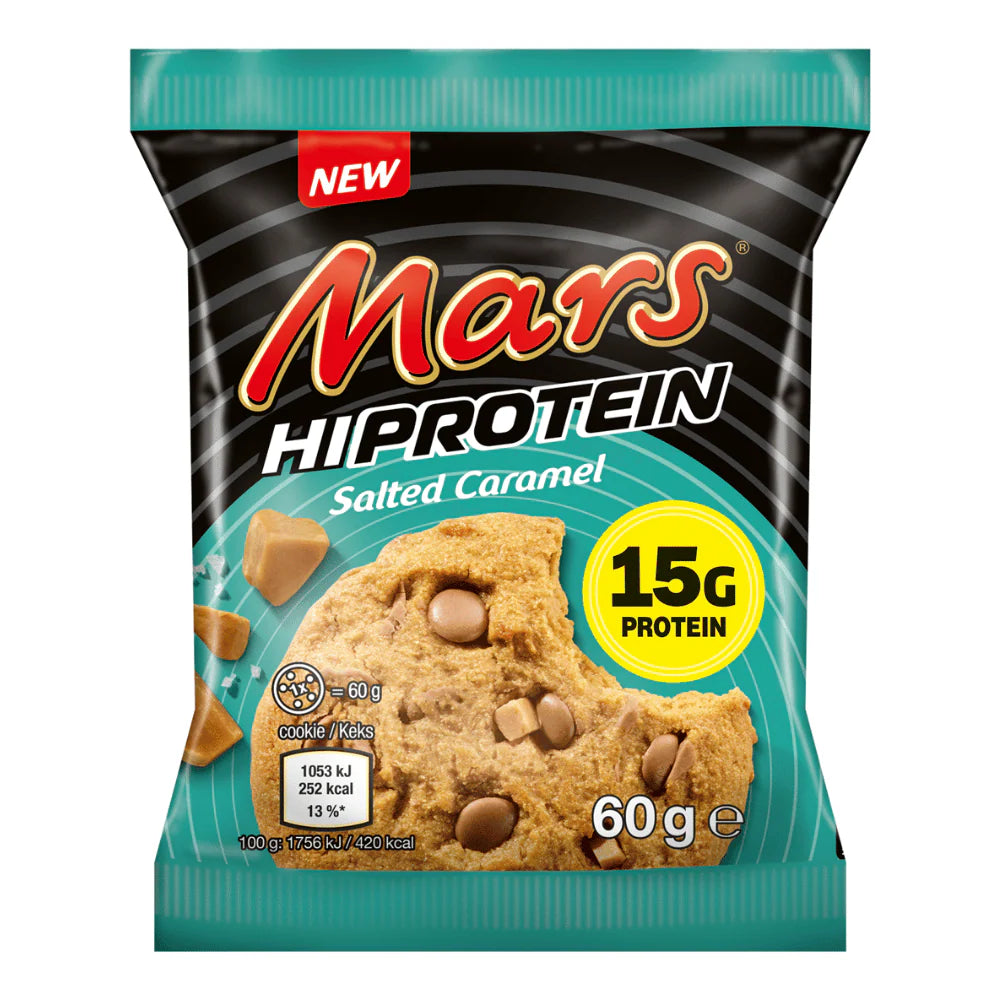Prajitura Proteica, Mars, HI Protein Cookie, 60g Salted Caramel