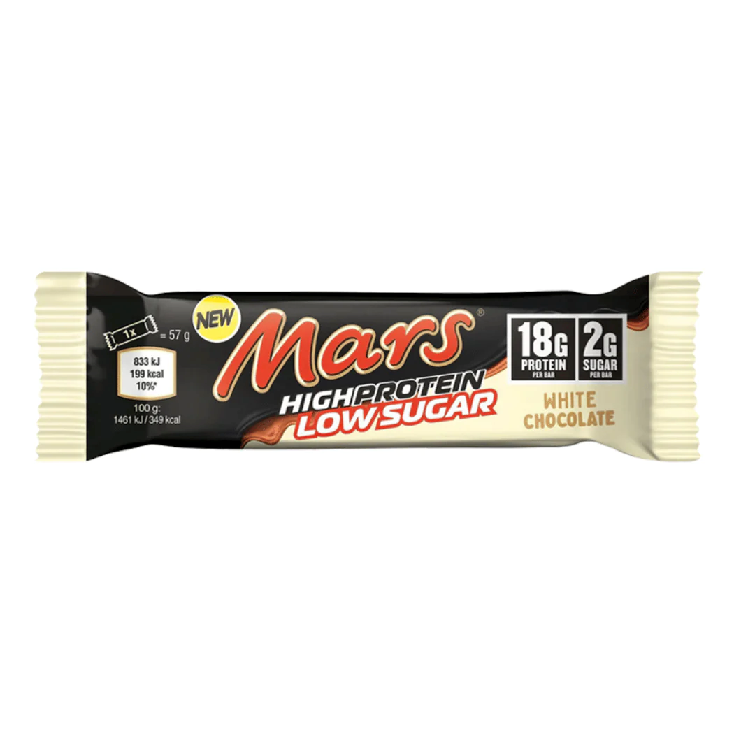 Baton Proteic, Mars, Hi Protein Low Sugar, White Chocolate, 57g