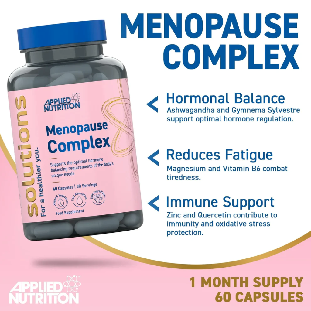Suport pentru Menopauză, Applied Nutrition, Menopause Complex, 60 Capsule