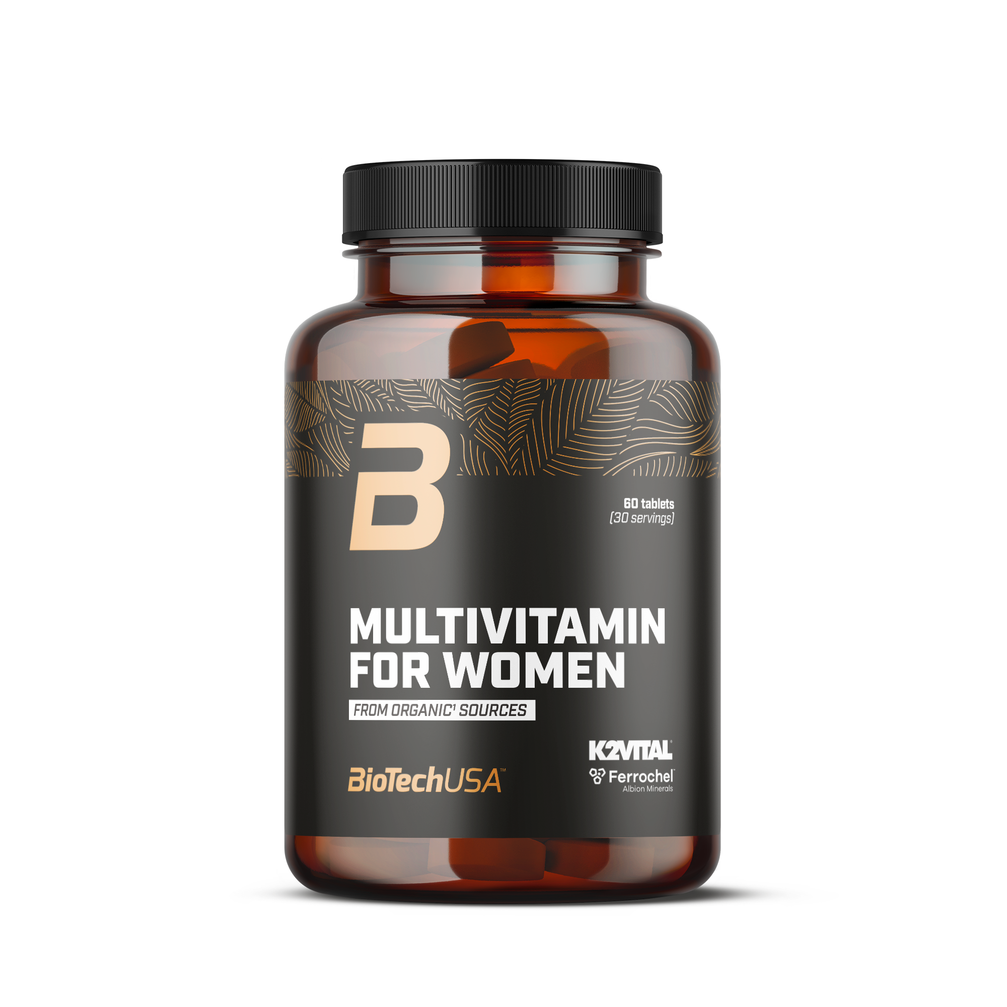 Multivitamine pentru Femei, BioTechUSA, Multivitamin for Women Organic Sources, 60 Tablete