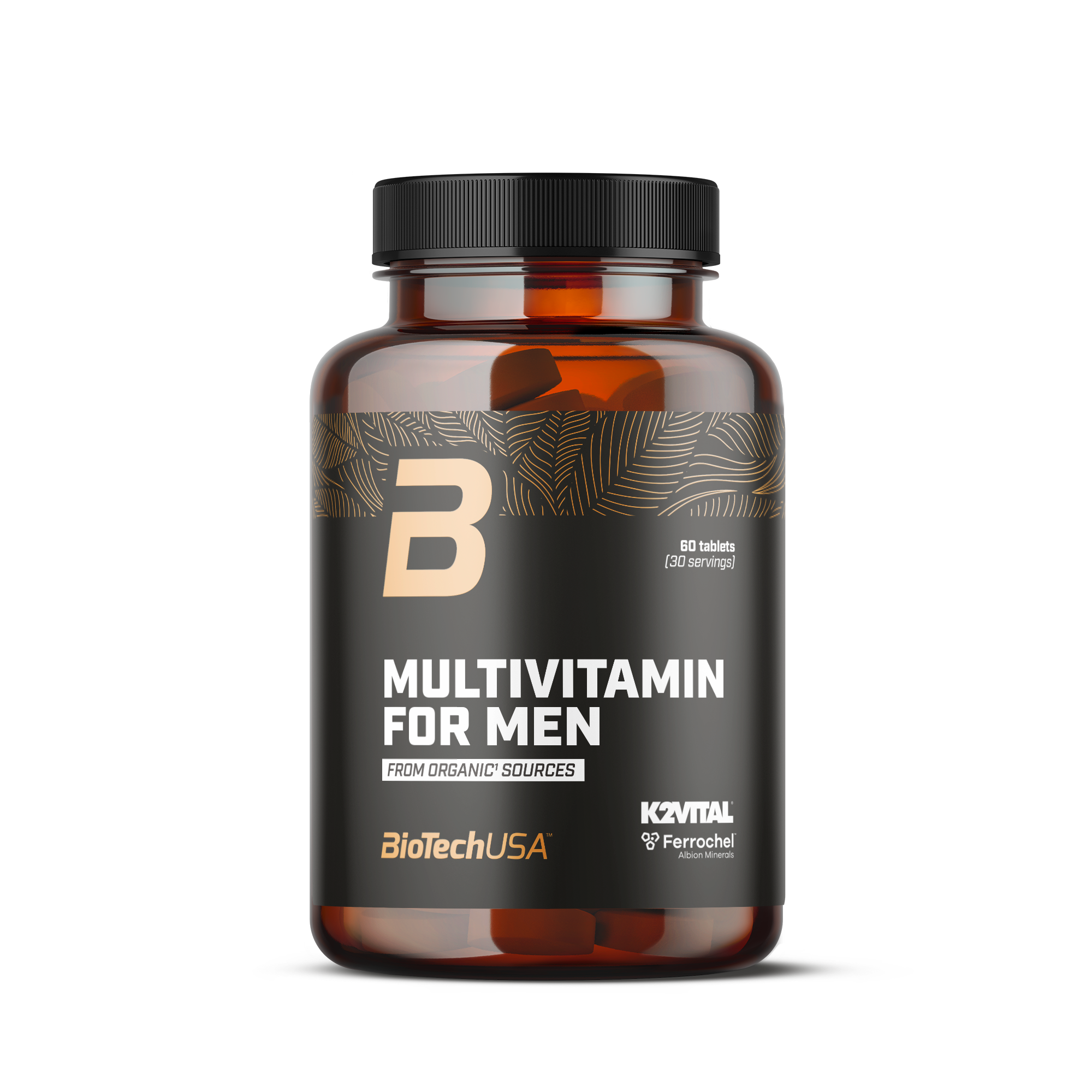 Multivitamine pentru Barbati, BioTechUSA, Multivitamin for Men Organic Sources, 60 Tablete