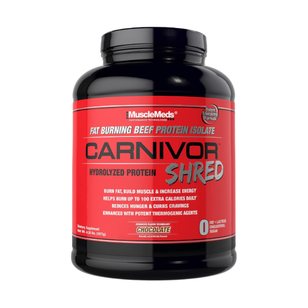 Hidrolizat Proteic din Carne de Vita + Termogenic, MuscleMeds, Carnivor Shred, 56 Servings