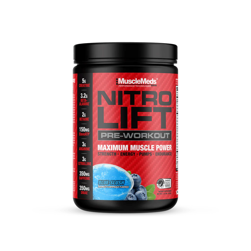 Pre-Workout, MuscleMeds, Nitro Lift, 522g
