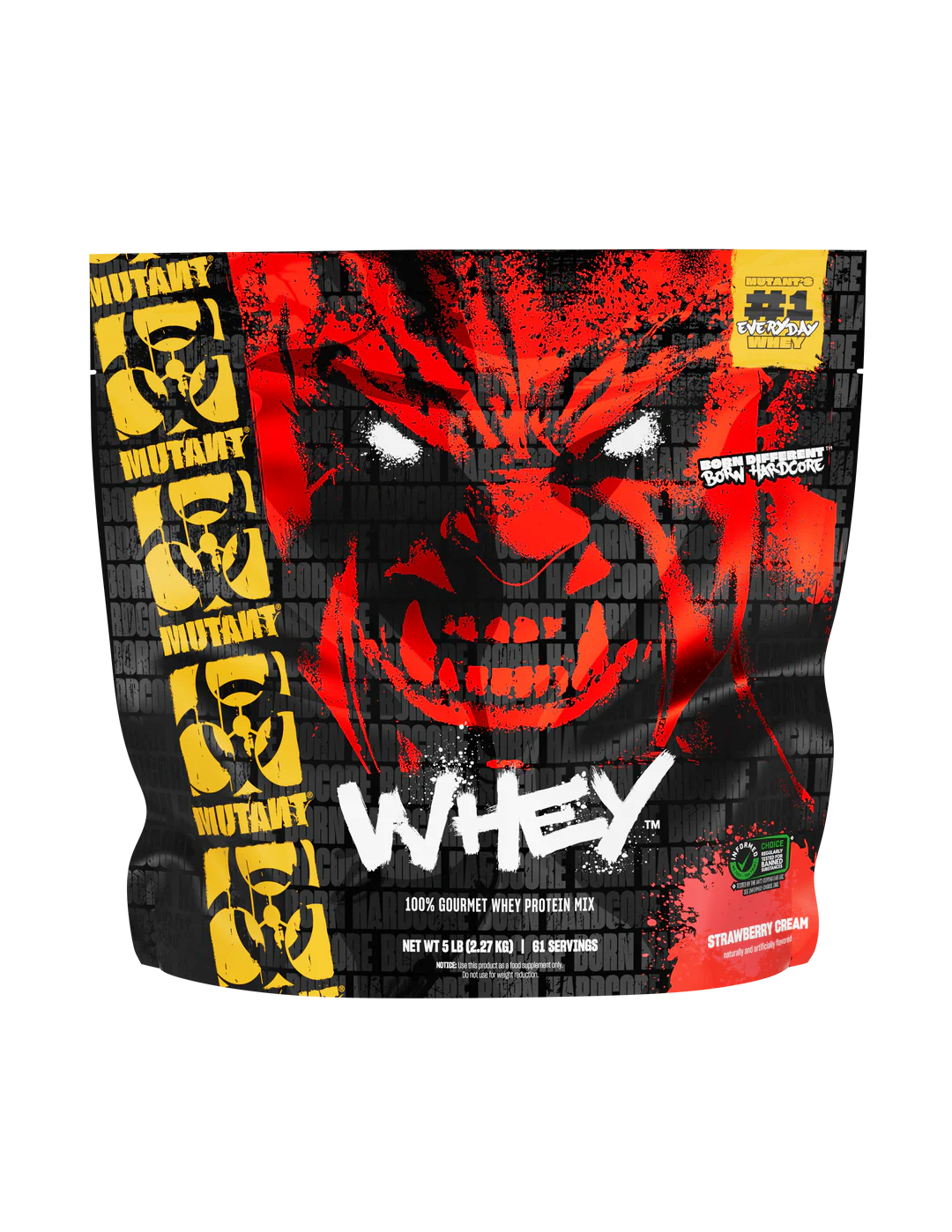 Proteina din Zer, Mutant, 100% Gourmet Whey Protein Mix, 2270g