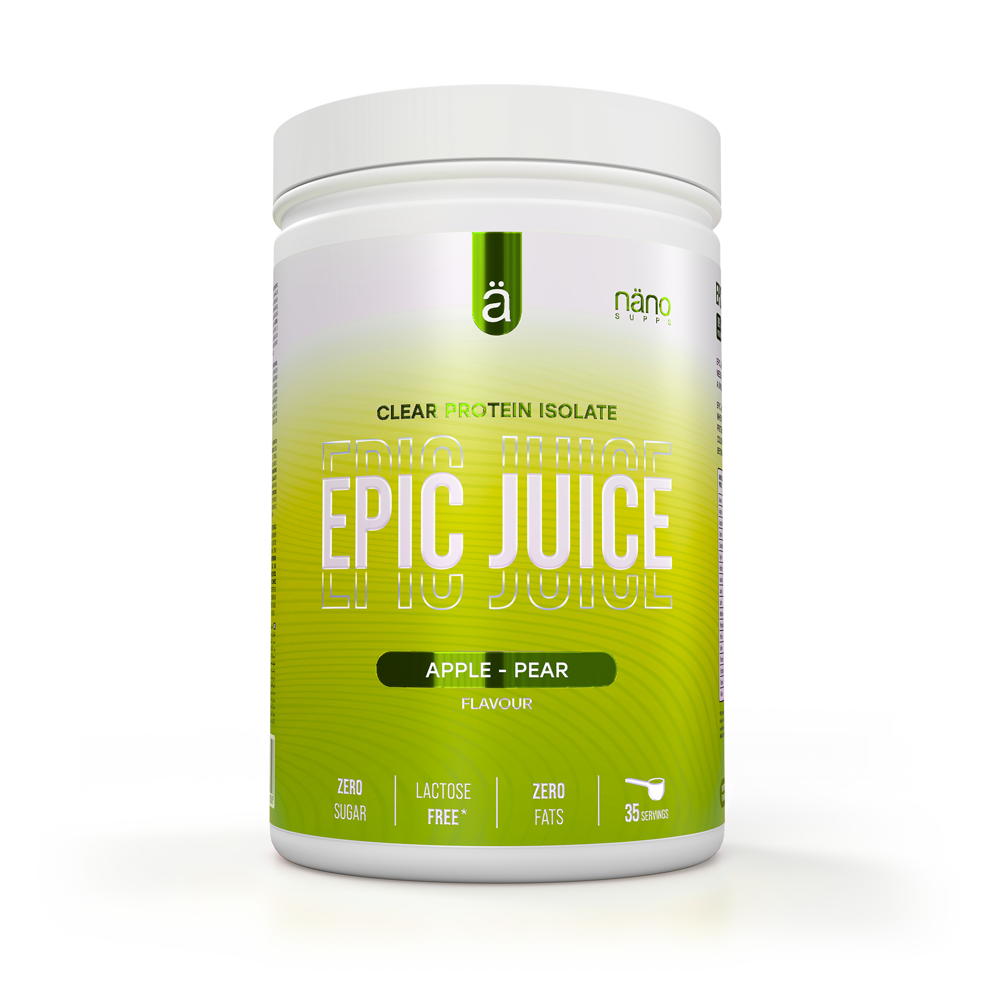 Proteina Izolata Clear, Nanosupps, Epic Juice, Clear Protein Isolate, 875g
