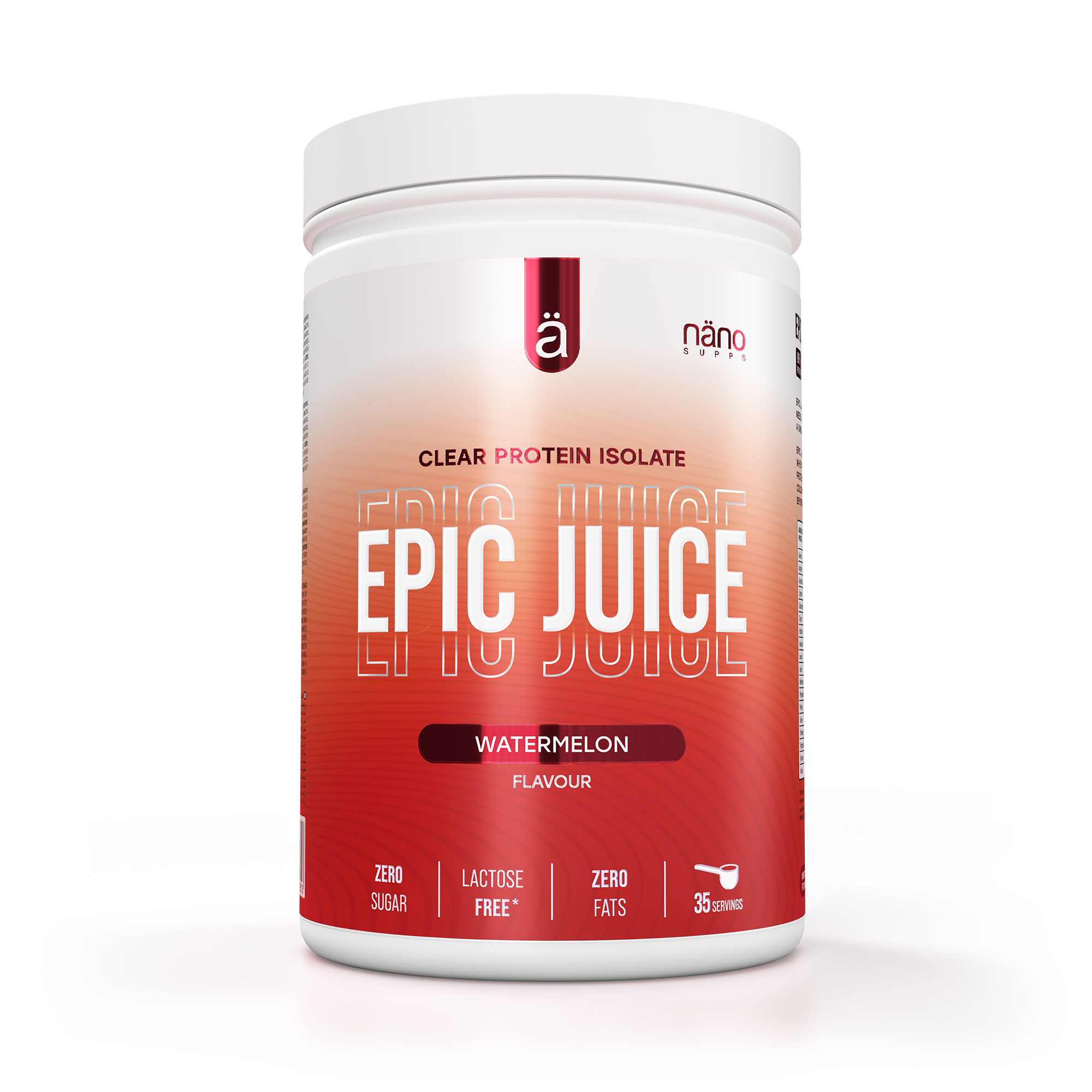 Proteina Izolata Clear, Nanosupps, Epic Juice, Clear Protein Isolate, 875g