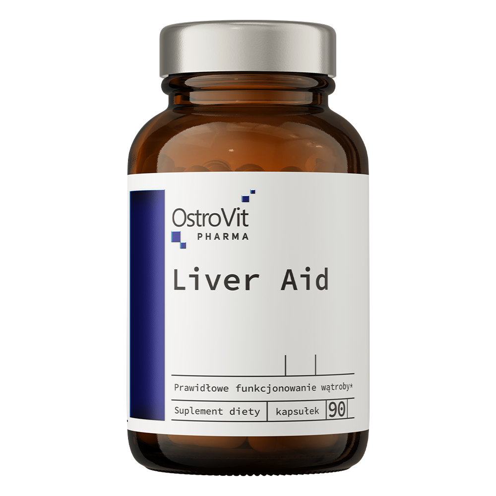 Supliment pentru Sanatatea Ficatului, OstroVit, Liver Aid, 90 Capsule